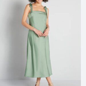 ModCloth x Hutch Tie-Shoulder Midi Dress NWT